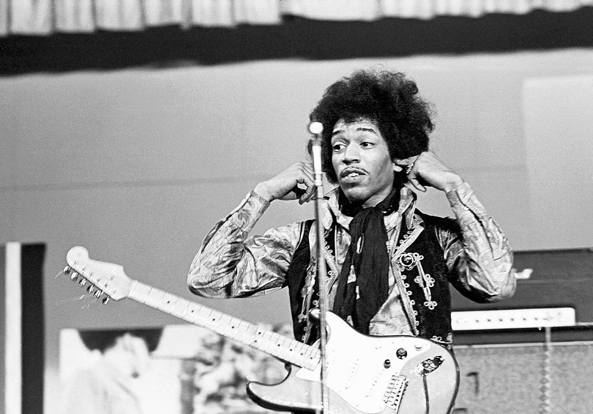 Jimi Hendrix i Konserthallen den 19 maj 1967,