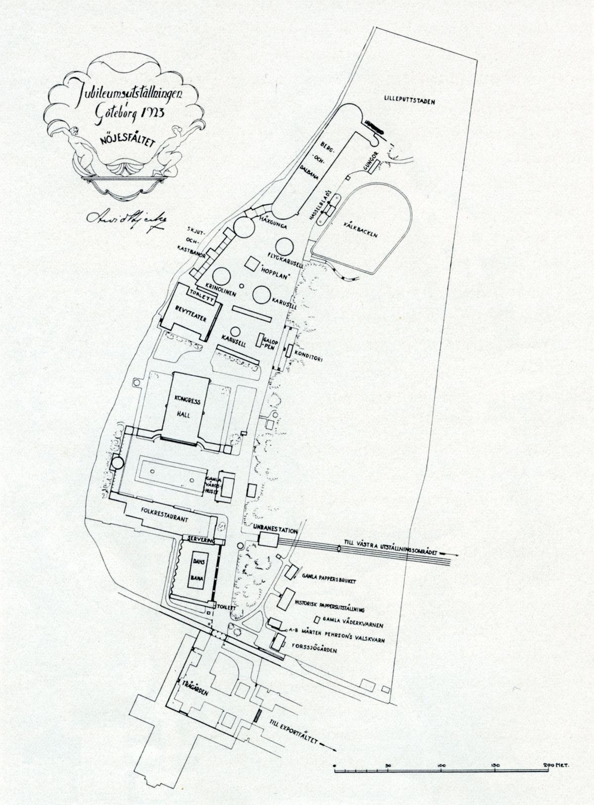 Parkkarta 1923.