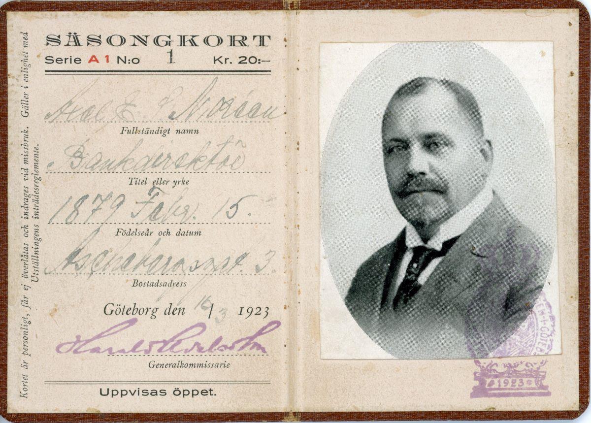 Säsongskort 1923.